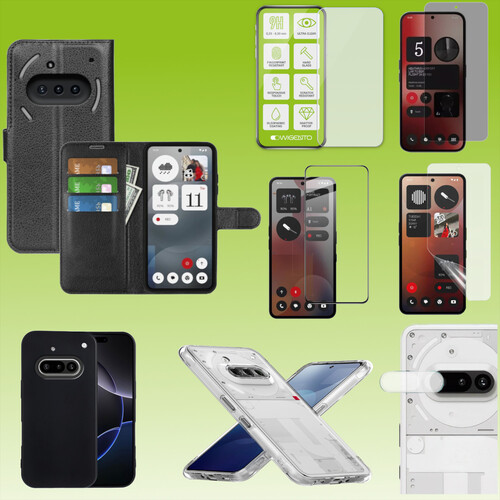 F�r Nothing Phone 3a Schutz Cover H�lle Case Tasche TPU Hart Glas Folie AUSWAHL