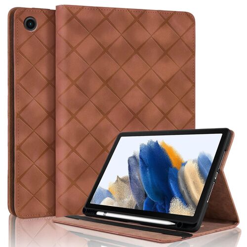 F�r Tablet Elegante aufstellbare Rhombus Muster Design Kunstleder H�lle Tasche 