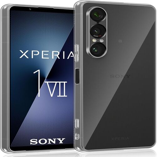 F�r Sony Xperia 1 VII Silikon TPU Schutz H�lle D�nn Cover Transparent
