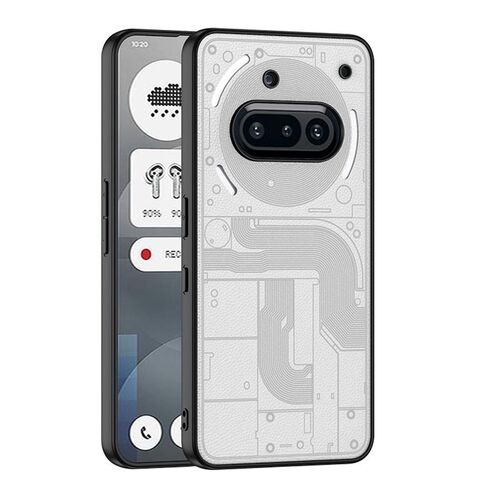 Fr Nothing Phone 3a GKK Skin Feel Kunstleder / TPU Schutz Hlle Grau