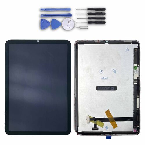 F�r Apple iPad Mini 6 LCD Display ohne Rahmen Reparatur Ersatzteil Schwarz