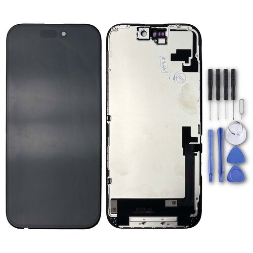F�r Apple iPhone 16 LCD Display ohne Rahmen Einheit Reparatur Ersatzteil
