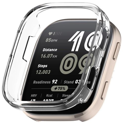 F�r Amazfit Bip 6 Kunststoff Watch Schutz Geh�use H�lle Transparent