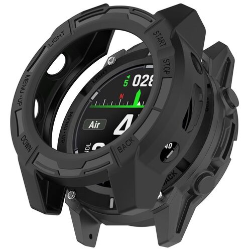 F�r Garmin Descent G2 Armor TPU Watch Schutz Geh�use H�lle Schwarz