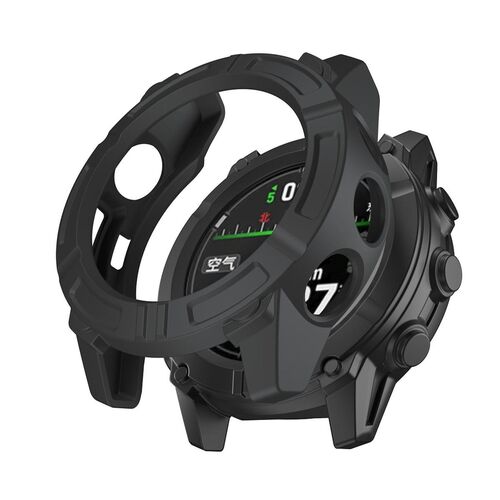 F�r Garmin Descent G2 Armor TPU Watch Schutz Geh�use H�lle Schwarz