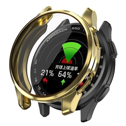 F�r Garmin Approach S50 Full Cover TPU Electroplated Smart Watch Schutz H�lle 