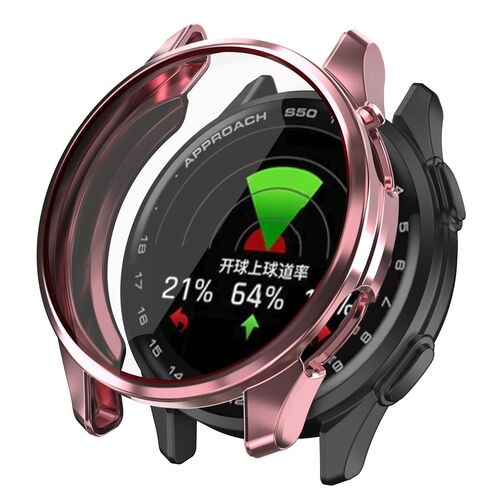 F�r Garmin Approach S50 Full Cover TPU Electroplated Smart Watch Schutz H�lle 