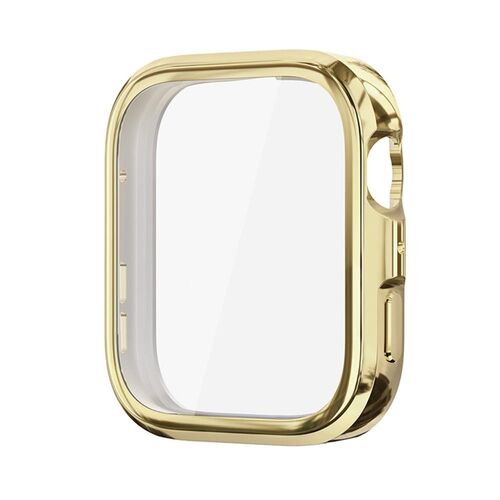 Fr Huawei Watch Fit 4 Electroplated Full Cover TPU Schutz Hlle Gold