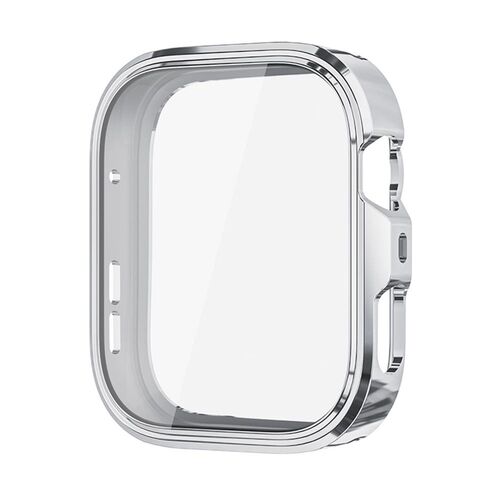 F�r Huawei Watch Fit 4 Pro Electroplated Full Cover TPU H�lle Silber