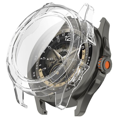 F�r Xiaomi Watch S4 Sport Kunststoff H�lle + 9H Hart Glas Transparent