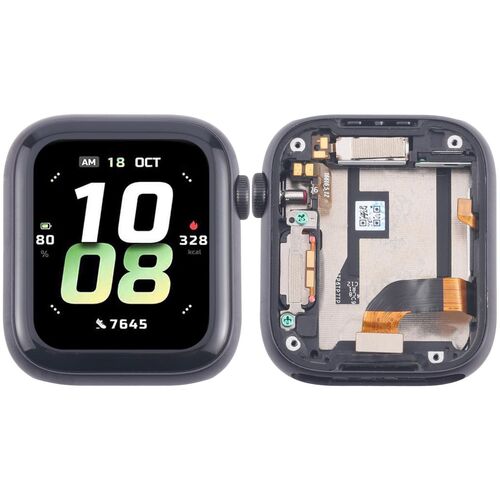 F�r Honor Watch 5 LCD Display mit Rahmen Kompletteinheit Ersatzteil Schwarz