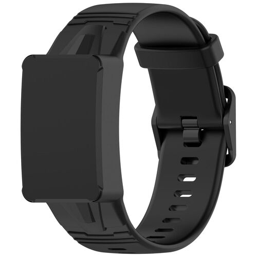 F�r Whoop 4.0 Silikon Schutzh�lle mit integriertem Armband Schwarz