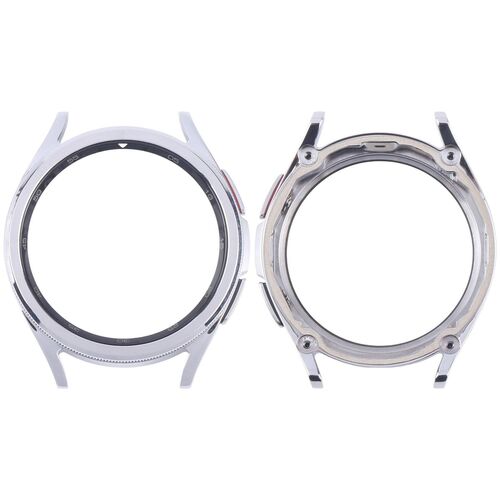 F�r Samsung Galaxy Watch 6 Classic 43mm LCD Rahmen Bezel Plate Ersatzteil Silber