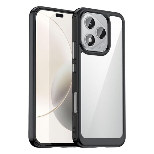 F�r Honor 400 Lite Colorful Series TPU Acryl Hybrid H�lle Case Schwarz