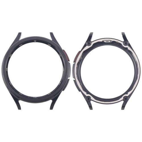F�r Samsung Galaxy Watch 6 Classic 47mm LCD Rahmen Bezel Plate Ersatz Schwarz