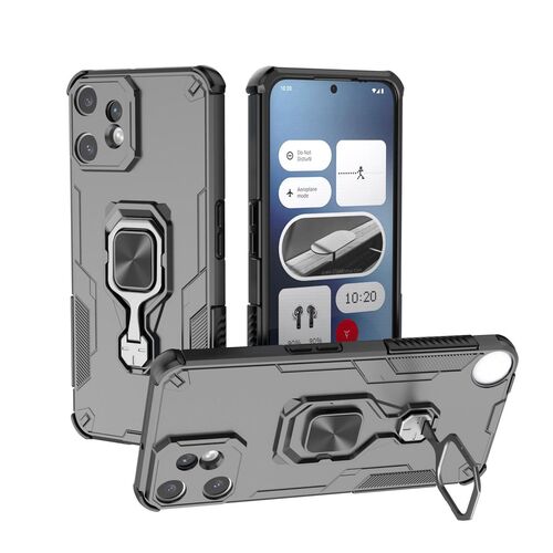 F�r Nothing CMF Phone 2 Pro TPU / PC Magnet Ring Halter H�lle Schwarz