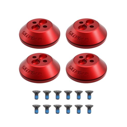 F�r DJI Avata 2 Sunnylife Motor Staubschutz Aluminium Abdeckung Rot