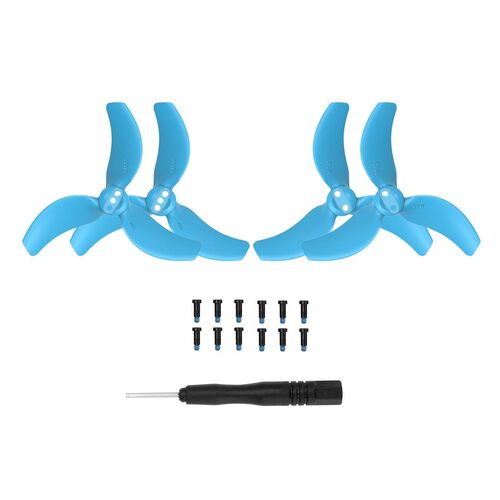 F�r DJI Avata 2 Drohne 2x Sunnylife Color 3032S 3-Blatt Propeller Blau