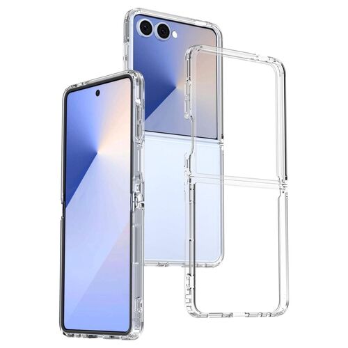 F�r Samsung Galaxy Z Flip7 5G TPU / Acryl Hybrid H�lle Transparent