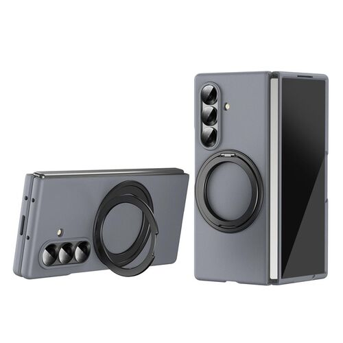 F�r Samsung Galaxy Z Fold7 5G Thunderbolt 360 Grad Ring H�lle Grau