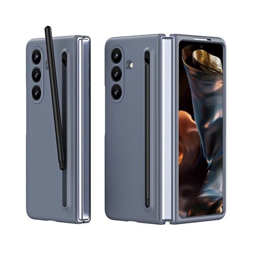 F�r Samsung Galaxy Z Fold7 5G Skinfeel Design Schutz H�lle mit Stifthalterung 