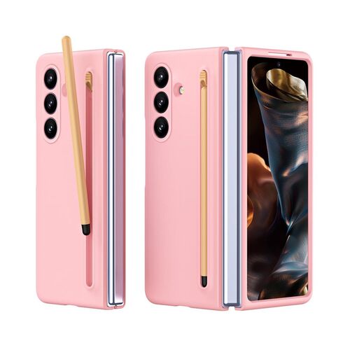 F�r Samsung Galaxy Z Fold7 5G Skinfeel Design Schutz H�lle mit Stifthalterung 