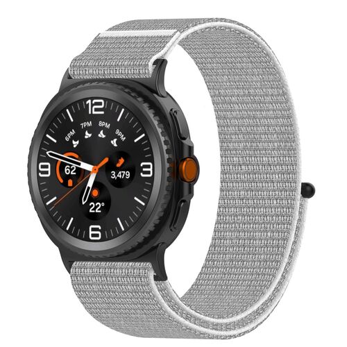 F�r Samsung Galaxy Watch 8 / 8 Classic / Ultra 2 Elastisches Nylon Band 