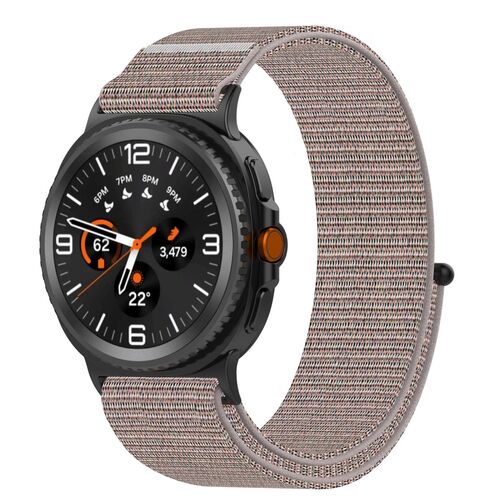 F�r Samsung Galaxy Watch 8 / 8 Classic / Ultra 2 Elastisches Nylon Band 