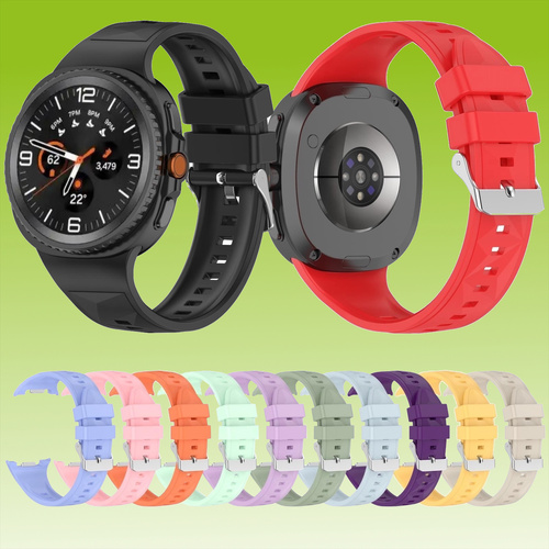 F�r Samsung Galaxy Watch 8 / Classic / Ultra 2 Design Silikon Armband