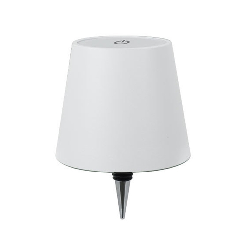 LED Tischlampe Flaschenaufsatz USB-C dimmbar 3-fach Lichtfarbe Aluminium Wei�