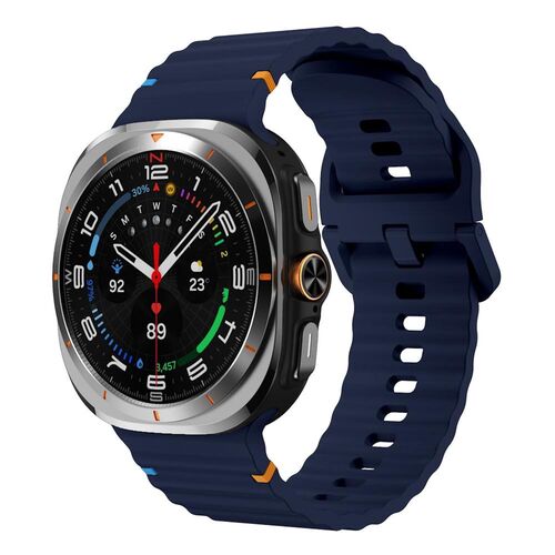 F�r Samsung Galaxy Watch 8 / 8 Classic Design Silikon Armband Gr��e: L 
