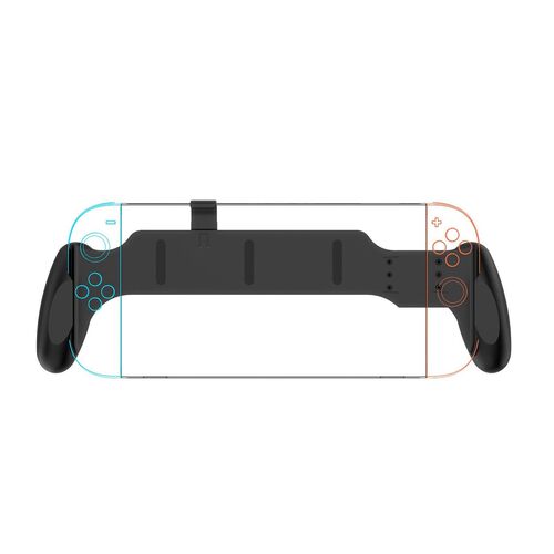 F�r Nintendo Switch 2 / OLED Ergonomischer Anti Rutsch Griff Schwarz