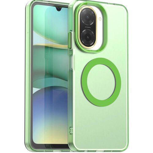 F�r Xiaomi Redmi A5 4G / Poco C71 Candy Design Magsafe TPU H�lle Gr�n