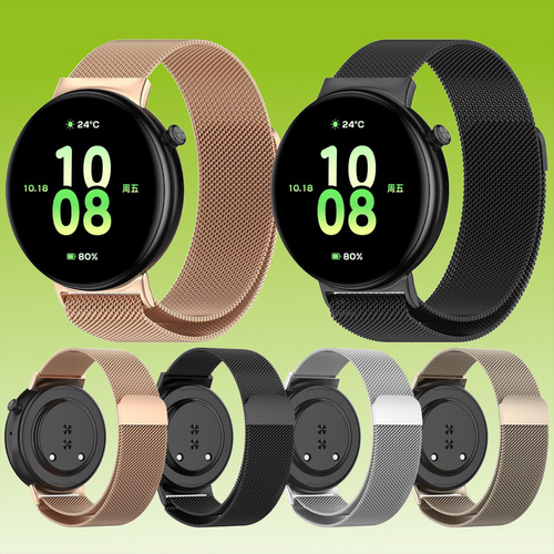 F�r Honor Watch Fit Milan Metall Stahl Mesh Armband Magnetverschluss