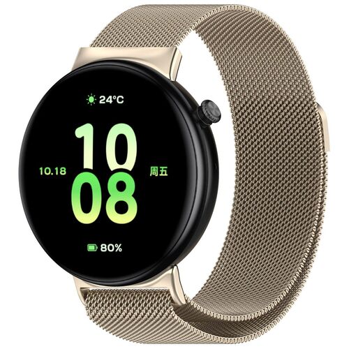 F�r Honor Watch Fit Milan Metall Stahl Mesh Armband Magnetverschluss 