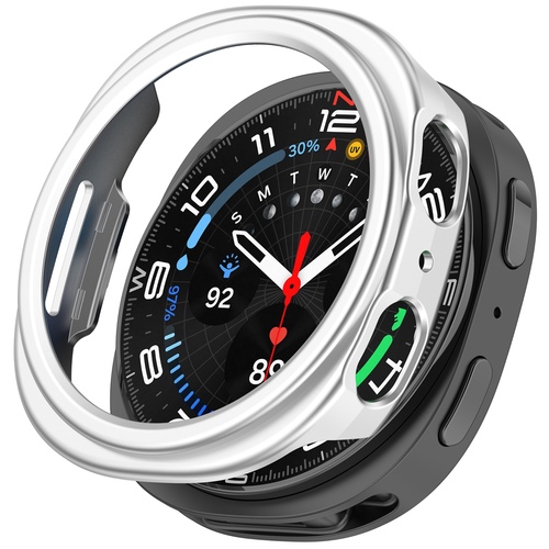 Bumper Kunststoff halbseitig f�r Samsung Galaxy Watch 9 8 40mm Silber