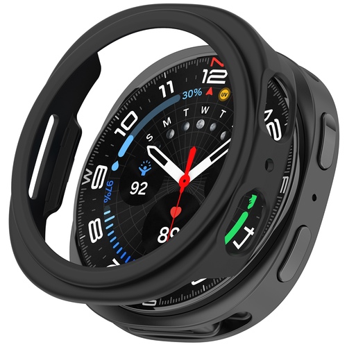 Bumper Kunststoff halbseitig f�r Samsung Galaxy Watch 9 8 44mm Schwarz