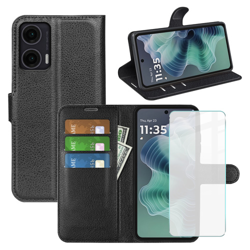 F�r Motorola Moto G35 5G Schutz Cover H�lle Tasche TPU Hart Glas Folie AUSWAHL 