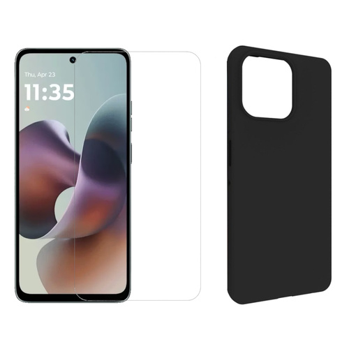 F�r Motorola Moto G56 5G Schutz Cover H�lle Tasche TPU Hart Glas Folie AUSWAHL 