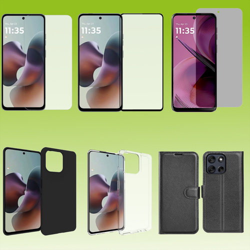 F�r Motorola Moto G56 5G Schutz Cover H�lle Tasche TPU Hart Glas Folie AUSWAHL