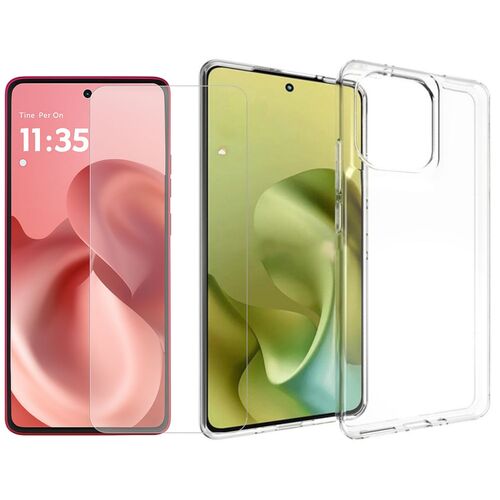 F�r Motorola Moto G86 5G Schutz Cover H�lle Tasche TPU Hart Glas Folie AUSWAHL 