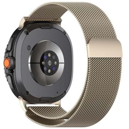 F�r Samsung Galaxy Watch 8 / 8 Classic Milan Metall Mesh Armband Beige