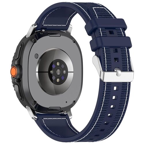 F�r Samsung Galaxy Watch 8 / 8 Classic Hybrid Nylon Silikon Armband 