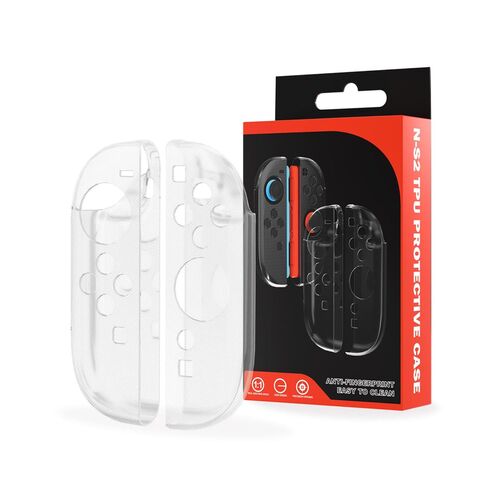 F�r Nintendo Switch 2 Joy-Con Controller TPU Schutz H�lle Transparent