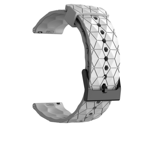 F�r Samsung Galaxy Watch 8 / 8 Classic / Ultra 2 Silikon Fu�ball Design Arm Band 