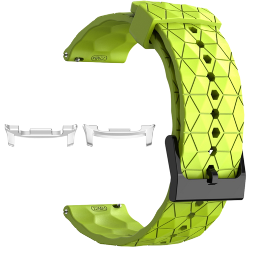 F�r Samsung Galaxy Watch 8 / 8 Classic / Ultra 2 Silikon Band H- Gr�n