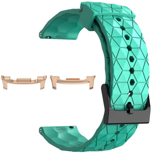 F�r Samsung Galaxy Watch 8 / 8 Classic / Ultra 2 Silikon Arm Band Aqua