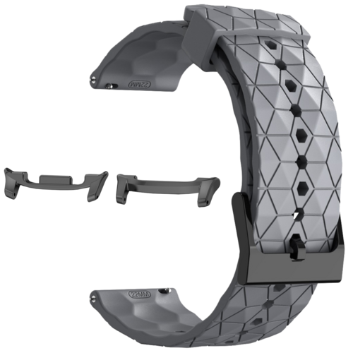 F�r Samsung Galaxy Watch 8 / 8 Classic / Ultra 2 Silikon Arm Band Grau