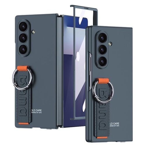 F�r Samsung Galaxy Z Fold7 5G Displayschutz Halter Band H�lle Blau