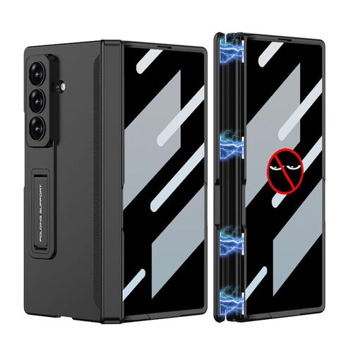 F�r Samsung Galaxy Z Fold7 5G Integrierte Privacy Film H�lle Schwarz